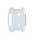 Ajax Single / Dual Wall-Mount Button Holder White