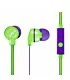 Amplify Vibe series earphones with Mic Green and Purple