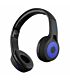 Amplify Fusion Series 2.0 Bluetooth Headphones Black and Blue