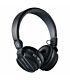 Amplify Fusion Series Bluetooth Wireless Headphones in Black and Grey with FM Radio