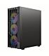 Antec AX63 Wood ARGB ATX Mid Tower Gaming Chassis - Black
