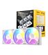 Antec Connect 120 Reverse ARGB PWM Fan 3 Pack  White