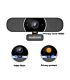Ausdom AW616 2K PC Web Camera with Built in Speakers - Black