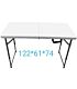 Vytal Home Foldable Rectangle Table-Size 1.2 Metres