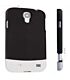 Promate Gritty.S4-Anti-slip sandy textured protective case-Black