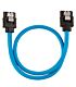 Corsair Premium Sleeved SATA 6Gbps 30cm Cable ? Blue