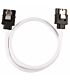 Corsair Premium Sleeved SATA 6Gbps 30cm Cable ? White