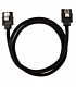 Corsair Premium Sleeved SATA 6Gbps 60cm Cable ? Black