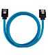 Corsair Premium Sleeved SATA 6Gbps 60cm Cable ? Blue