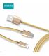 Romoss 2in1 USB to Lightning|Type C 1.5m Cable Gold