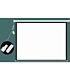 Electric Projector Screen 300 X 300 with RF Remote