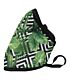 Clinic Gear Anti-Microbial Printed Mask Ladies Leaves - Green