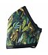 Clinic Gear Anti-Microbial Printed Mask Ladies Jungle - Navy