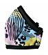 Clinic Gear Anti-Microbial Printed Mask Girls Wild Print - Multi