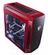 Bitfenix AEG-300-RKWL1 AEgis - Red + Windowed + Icon Display