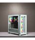 Corsair iCUE 4000X RGB Tempered Glass Mid-Tower ATX Case ? White