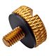 Corsair Crystal Series 570X Gold Anodized Aluminum Thumbscrews