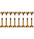 Corsair Crystal Series 570X Gold Anodized Aluminum Thumbscrews