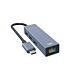 DM TYPE C + USB2 X 3 + 10/100 LAN - CHB002