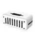 Orico Storage Box for Power Cable and Surge Protector 31x13.8x13cm - White and Grey