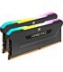 Corsair CMH32GX4M2D3600C18 Vengeance RGB Pro SL 32GB (2x16GB) DDR4-3600MHz CL18 1.35V Black Desktop Memory