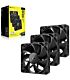 CORSAIR RX Series iCUE LINK RX120 120mm Fan - Tripple Pack