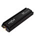 Crucial T500 1TB M.2 NVMe Gen4 with Heatsink NAND SSD