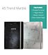 A5 Trend Marble 2019 Diary Page-A-Day Marble Black Pkt-10