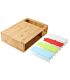 Eiger � Bernese Bamboo Cutting Board with Prep Storage