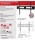 Ellies Extra Large Universal Fix TV Wall Bracket For 60 Inch To 110 Inch