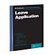 RBE Leave Application Book A5 Triplicate