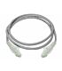 Linkbasic 1 Meter UTP Cat6a Patch Cable Grey