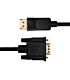 Gizzu 1080P DisplayPort to VGA Cable 1.8m Poly