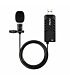 Fifine K053 USB Lavalier Lapel Microphone with Sound Card