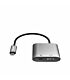 Kanex USB-C to 1 x USB3.0|1 x HDMI|1 x USB-C Power Delivery Adapter Space Grey