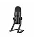 Fifine K690 Cardioid USB Multi-Polar Pattern Condenser Microphone with Stand|Adjustable Volume|Adjustable Pattern|Monitor Output - Black