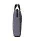 Kingsons 14.1 inch Sliced series grey messenger bag Grey