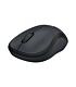 Logitech - M220 Silent RF Wireless Optical Ambidextrous Mouse - Charcoal