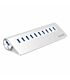 Orico 10 Port USB3.0 Hub Aluminium - Silver