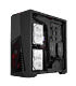Cooler Master Masterbox K501L ATX Black Windowed Angular Front Ventilation Front 1x120mm Red LED Installed