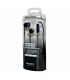 Sony EX15AP In-Ear Headphones with Mic for iPhone- Android - Blackberry Black