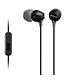 Sony EX15AP In-Ear Headphones with Mic for iPhone- Android - Blackberry Black