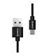 Orico Micro USB ChargeSync 1m Cable - Black - Polybag
