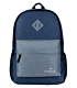 Playground Hometime Colourblock Backpack Navy and Grey