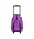 Playground Owl Trolley Backpack Purple