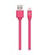 Pro Bass Energize series Packaged Micro USB Cable- Pastel Pink 1.2m