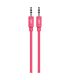 Pro Bass Unite Series- Boxed Auxiliary Cable-Pastel Pink 1m