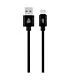 Pro Bass Braided series Micro USB cable Black 1.5m