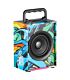 Pro Bass Exodus Series Single Tower Bluetooth Speaker with FM Radio - Graffiti