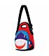 Quest Neoprene Lunch Bag Shark Blue and Red